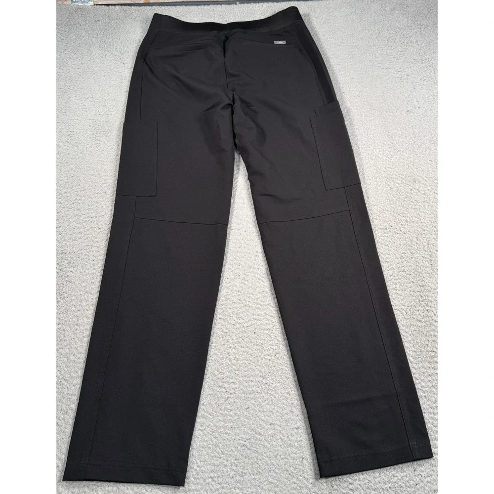 Figs Scrub Pant Mens 28x31 Black Cargo Straight Stretch Medical Uniform Nursing‎